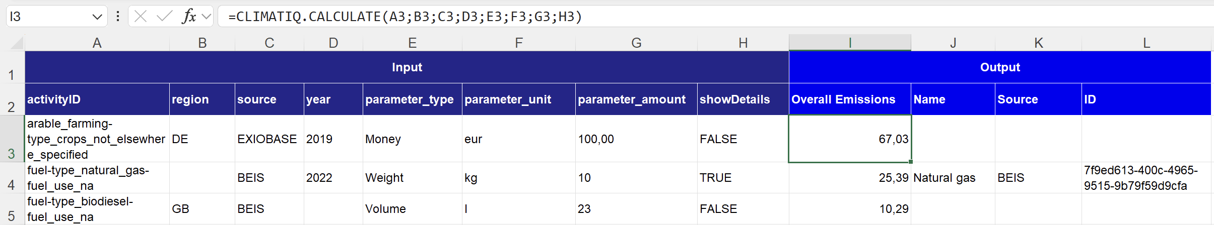 Calculate Travel Air