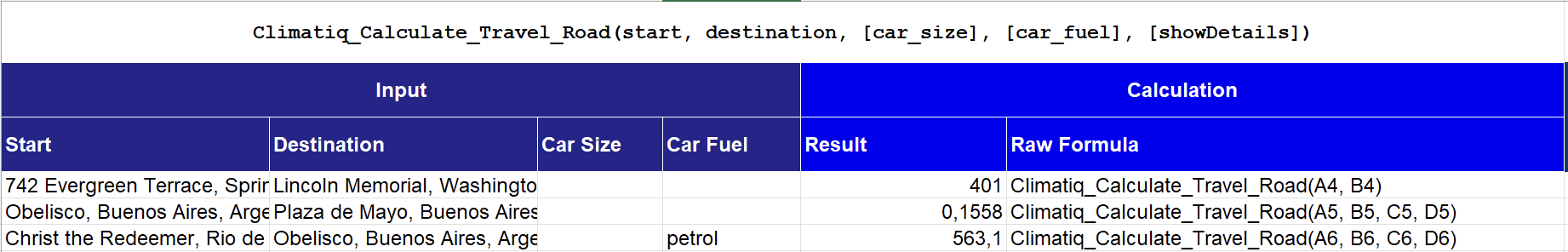 Optional Parameters