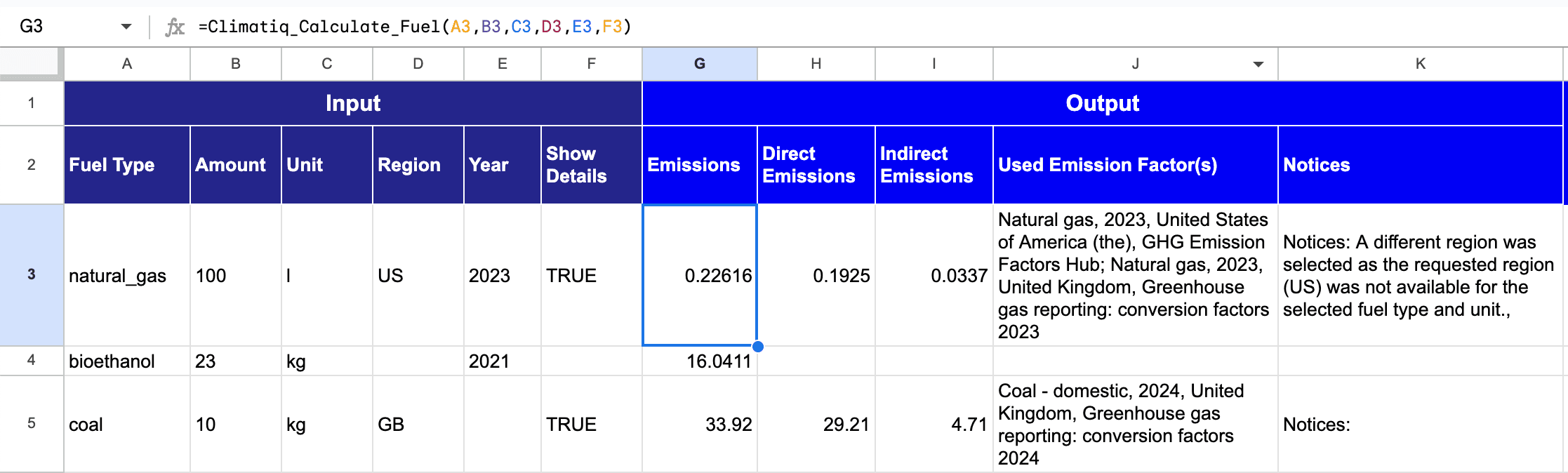 Calculate Fuel