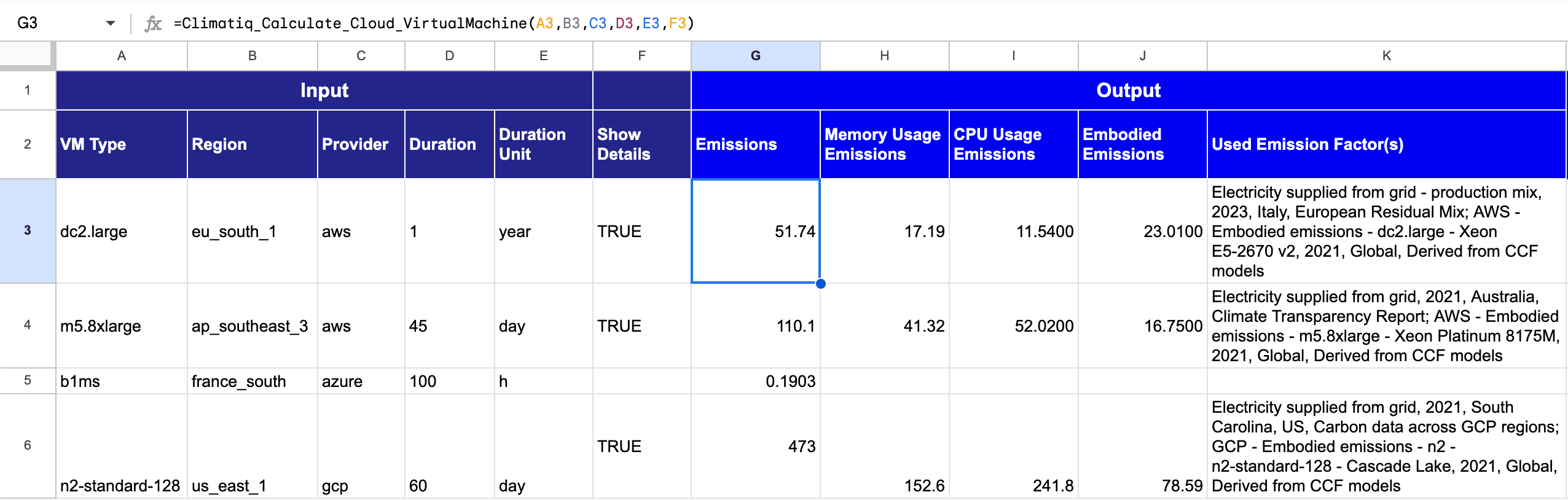 Calculate Electricity